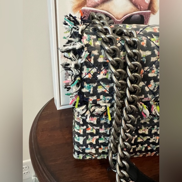 Kurt Geiger London Tweed Kensington Bag - Picture 5 of 17